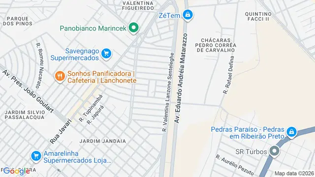 Mapa do bairro Antônio Marincek, Ribeirão Preto - SP