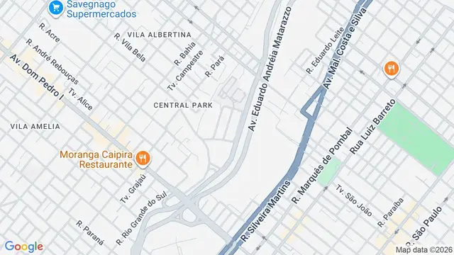 Mapa do bairro Central Park, Ribeirão Preto - SP