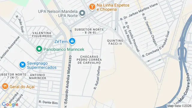 Mapa do bairro Chácaras Pedro Corrêa de Carvalho, Ribeirão Preto - SP