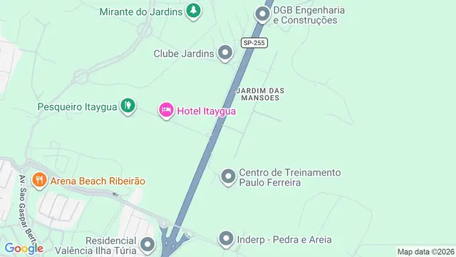Mapa do bairro Condomínio Chácaras Itambé, Ribeirão Preto - SP