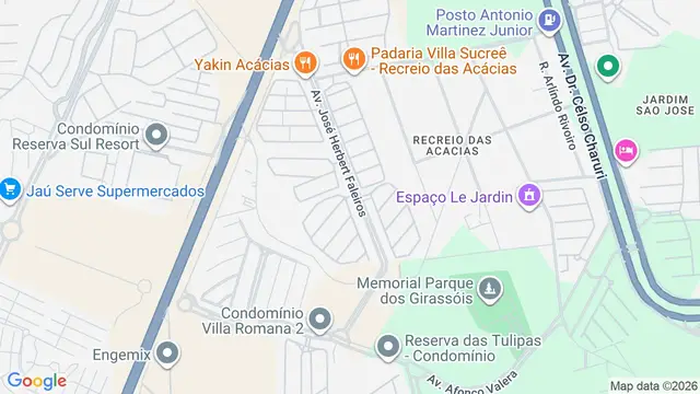 Mapa do bairro Condomínio Pitangueiras, Ribeirão Preto - SP