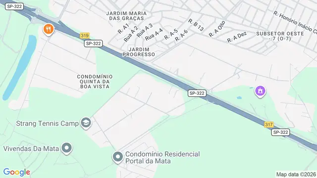 Mapa do bairro Condomínio Quinta da Boa Vista, Ribeirão Preto - SP