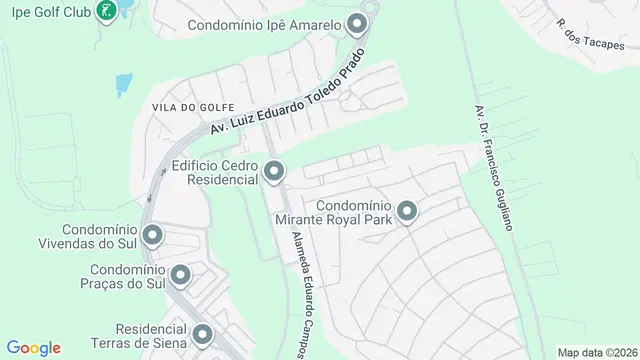 Mapa do bairro Condomínio Reserva Domaine Eco Residence, Ribeirão Preto - SP