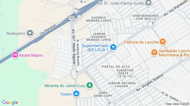 Mapa do bairro Engenheiro Carlos de Lacerda Chaves, Ribeirão Preto - SP