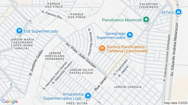 Mapa do bairro Geraldo Correia de Carvalho, Ribeirão Preto - SP