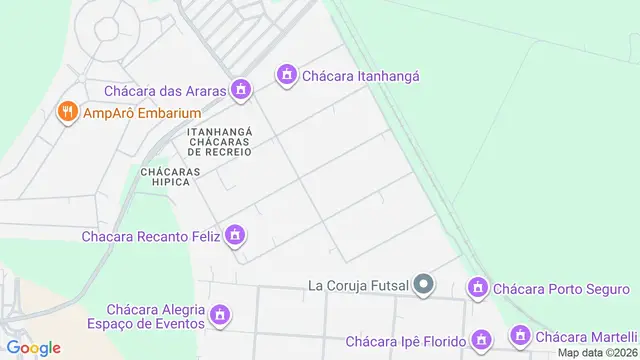 Mapa do bairro Itanhangá Chácaras de Recreio, Ribeirão Preto - SP
