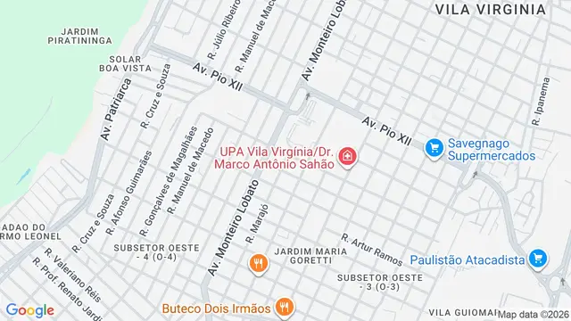 Mapa do bairro Jardim Centenário, Ribeirão Preto - SP