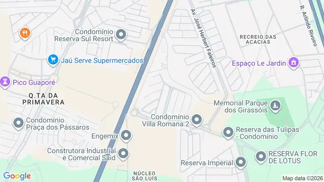 Mapa do bairro Jardim Cybelli, Ribeirão Preto - SP