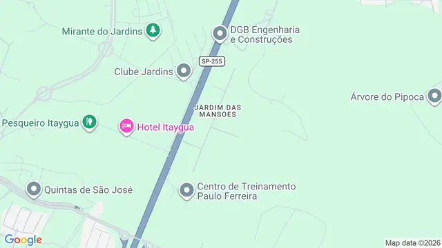 Mapa do bairro Jardim das Mansões, Ribeirão Preto - SP - Avenida A
