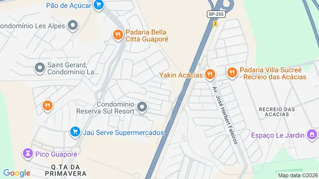 Mapa do bairro Jardim dos Gerânios, Ribeirão Preto - SP
