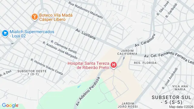 Mapa do bairro Jardim dos Hibiscos, Ribeirão Preto - SP