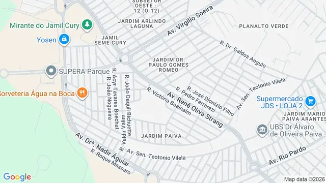 Mapa do bairro Jardim Doutor Paulo Gomes Romeo, Ribeirão Preto - SP