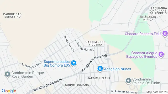 Mapa do bairro Jardim Genésio Massaro, Ribeirão Preto - SP - Rua Milton Rodrigues Pereira