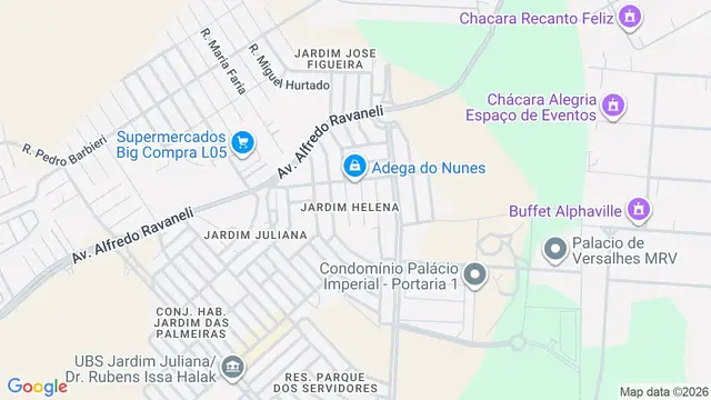 Mapa do bairro Jardim Helena, Ribeirão Preto - SP