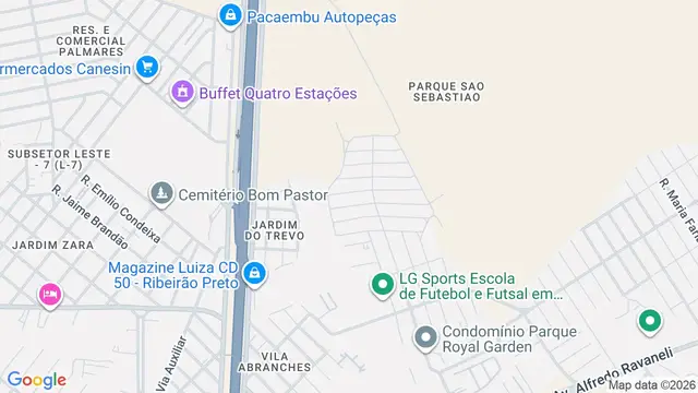 Mapa do bairro Jardim Horizonte Verde, Ribeirão Preto - SP