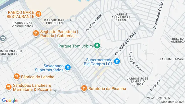 Mapa do bairro Jardim Joaquim Procópio de Araújo Ferraz, Ribeirão Preto - SP