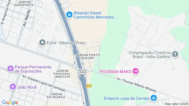 Mapa do bairro Jardim Porto Seguro, Ribeirão Preto - SP