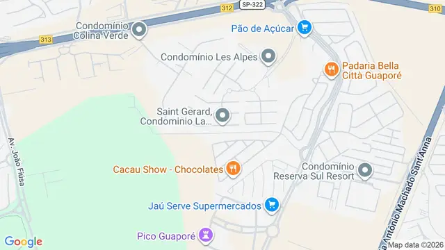 Mapa do bairro Jardim Saint Gerard, Ribeirão Preto - SP