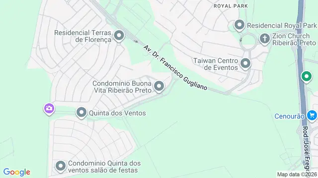 Mapa do bairro Loteamento Agra Ribeirão Preto, Ribeirão Preto - SP