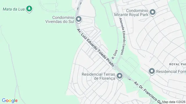 Mapa do bairro Loteamento Terras de Siena, Ribeirão Preto - SP