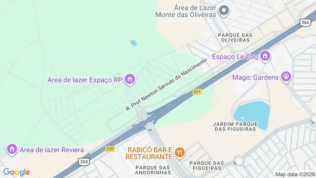 Mapa do bairro Parque das Oliveiras II, Ribeirão Preto - SP