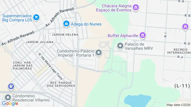 Mapa do bairro Reserva Real, Ribeirão Preto - SP