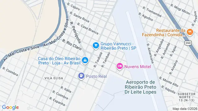 Mapa do bairro Vila Brasil, Ribeirão Preto - SP