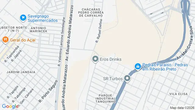 Mapa do bairro Vila Isabel, Ribeirão Preto - SP - Rua Quatro